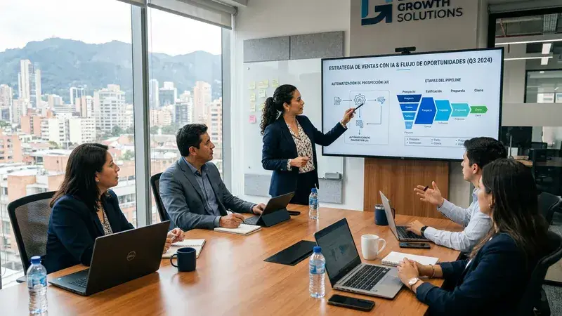 Consultoría de adopción de IA en equipo comercial